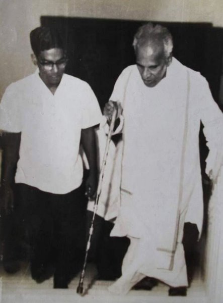 K Subash Chandran with VK Krishna Menon