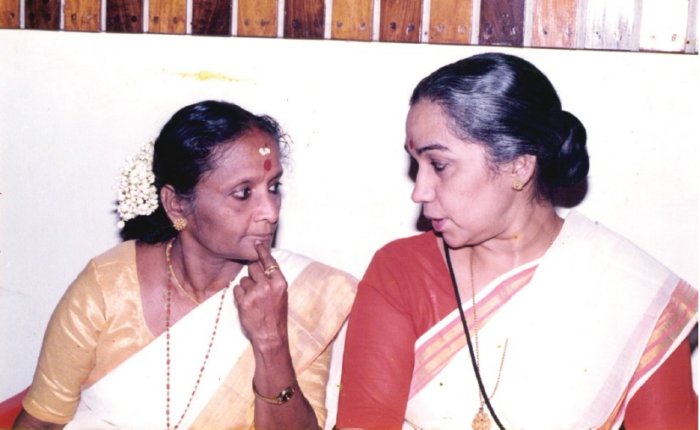 Vilasini Teacher With Shantha Dhananjayan