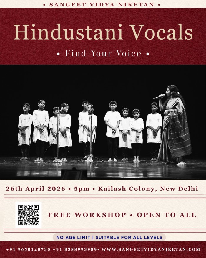 Sangeet Vidya Niketan presents Hindustani vocal workshop