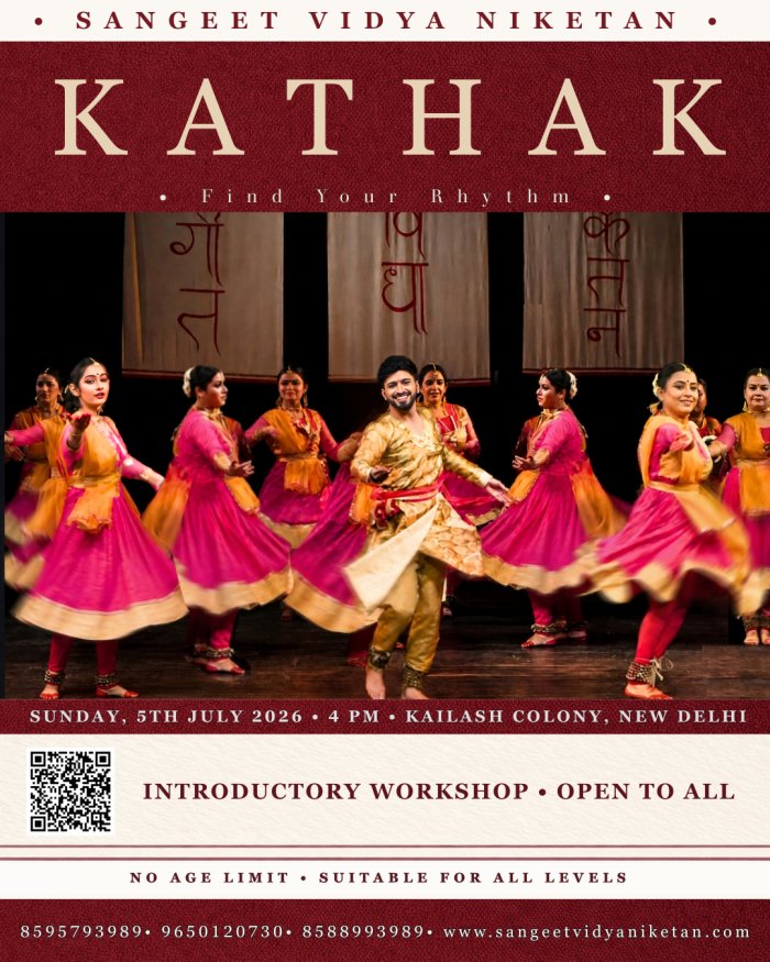 Sangeet Vidya Niketan presents Kathak Workshop By Karan Gangani