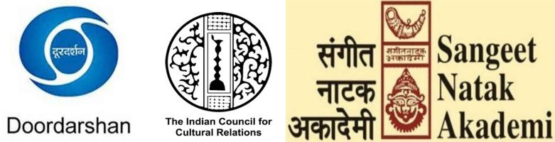 Logos of Doordarshan, ICCR and SNA