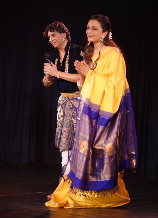 Anita Ratnam with Aniruddha Knight