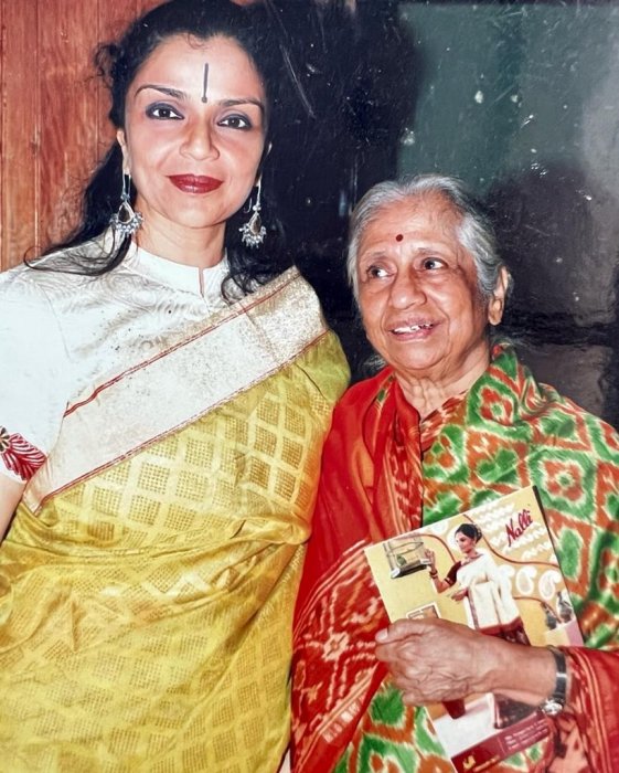 Anita Ratnam with Sundari Teacher