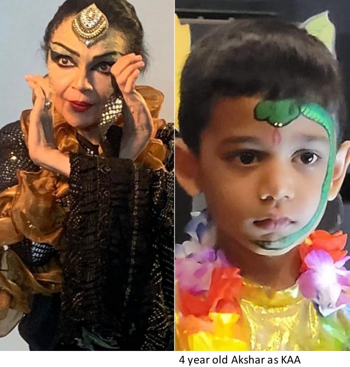 4 year old Akshar as KAA