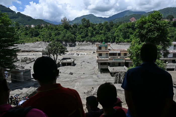 Flash floods at Trishuli in Nepal's Nuwakot district