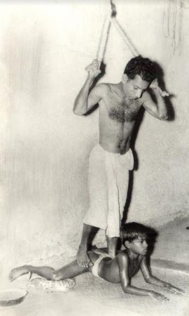 Keerikattu Sankara Pillai and his disciple G Venu