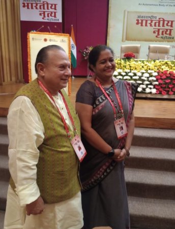 Mahakumbha - Bharat Gupt, chairman NSD with Sneha Kappanna