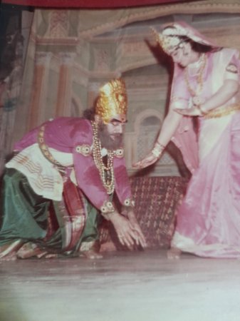 Guru Gopinath as Dasaratha, Saroja as Kaikeyi