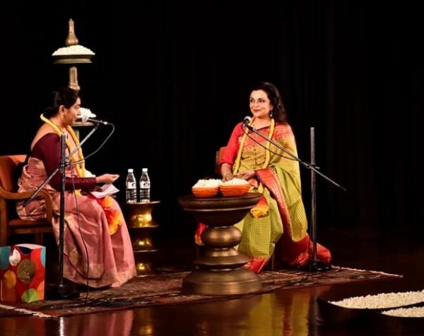 Padmapriya interviewing Anita Ratnam