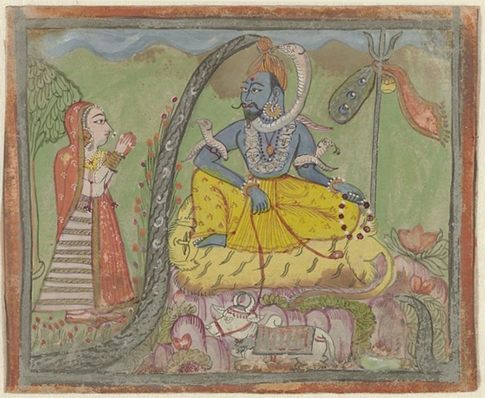 Shiva and Parvati, 1810 - 1830 CE, Kashmiri School