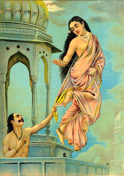An 1890 painting by Raja Ravi Varma