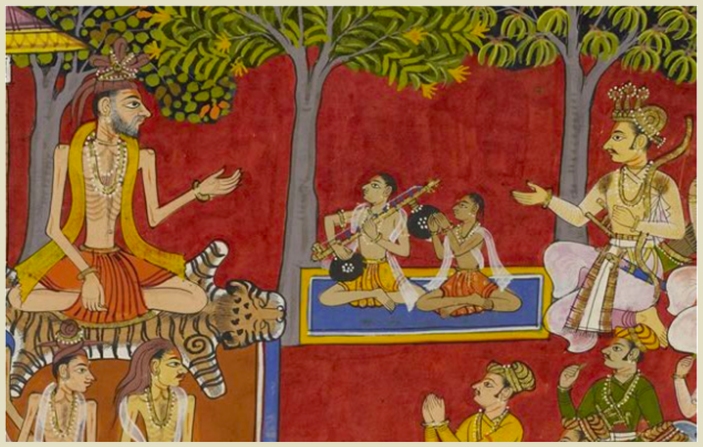 Luv and Kush in Valmiki's ashram: Uttararamcharita