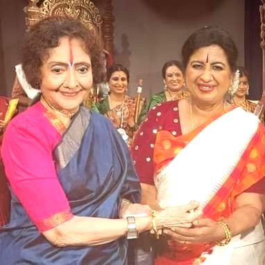 Pusthakam Ramaa with Vyjayanthimala