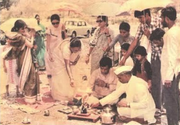 Bhumi puja of Kala Chhaya