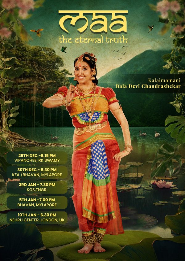 Bala Devi Chandrashekar premieres Maa - The Eternal Truth