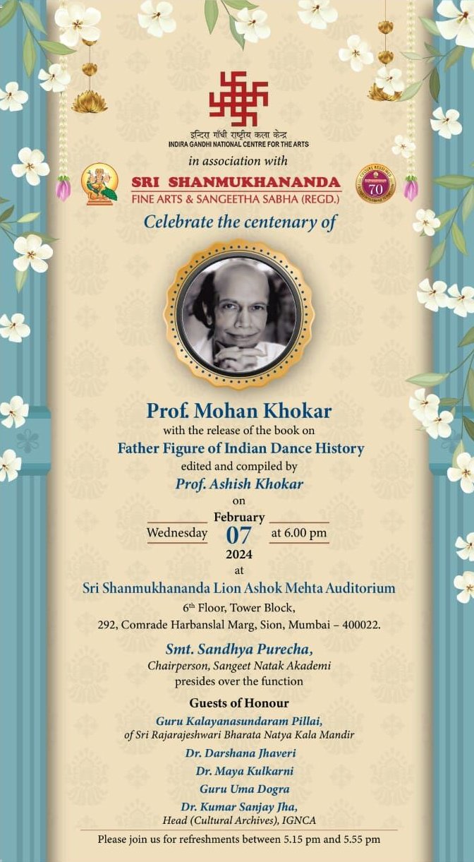 Prof. Mohan Khokar's centenary celebrations
