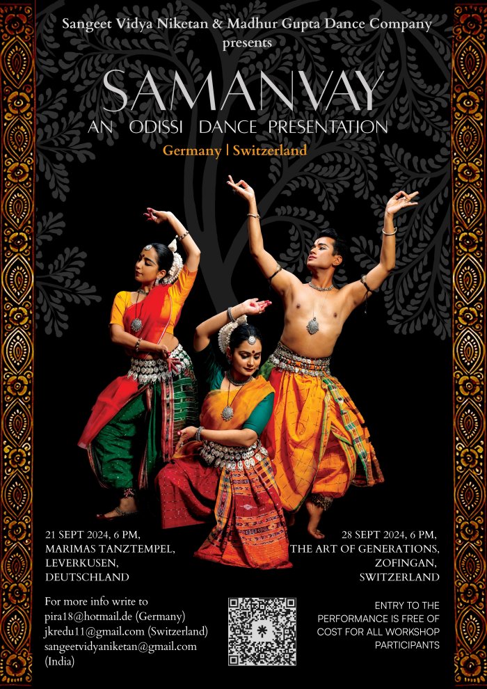 Madhur Gupta Dance Company Europe Tour 2024