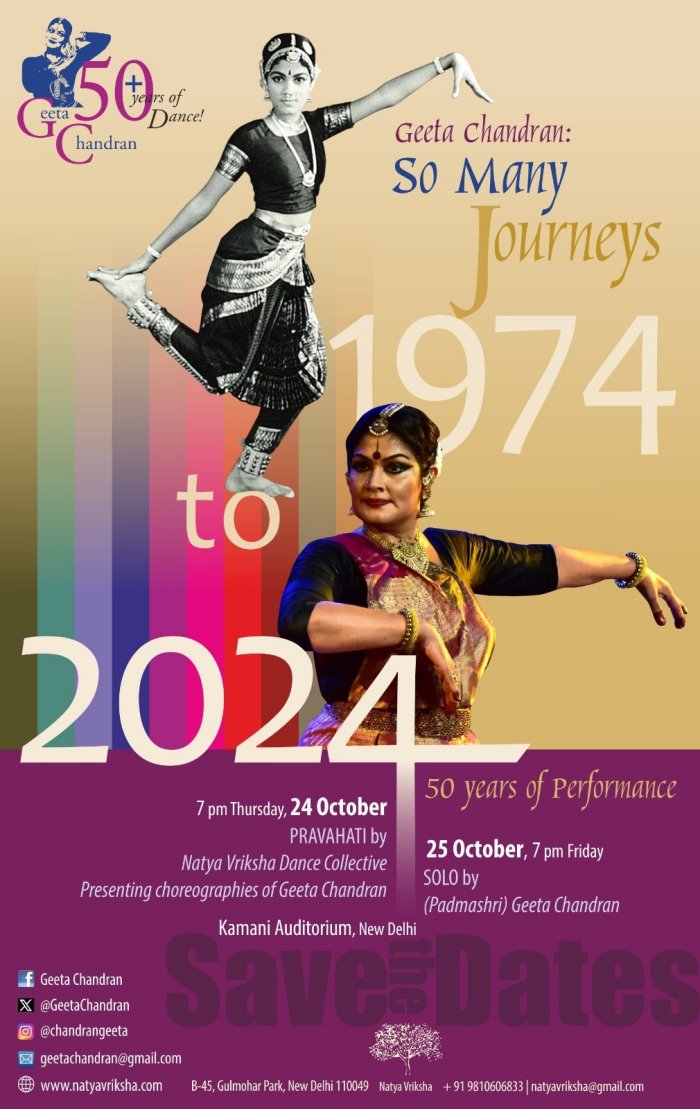 Geeta Chandran celebrates 50 years of dance