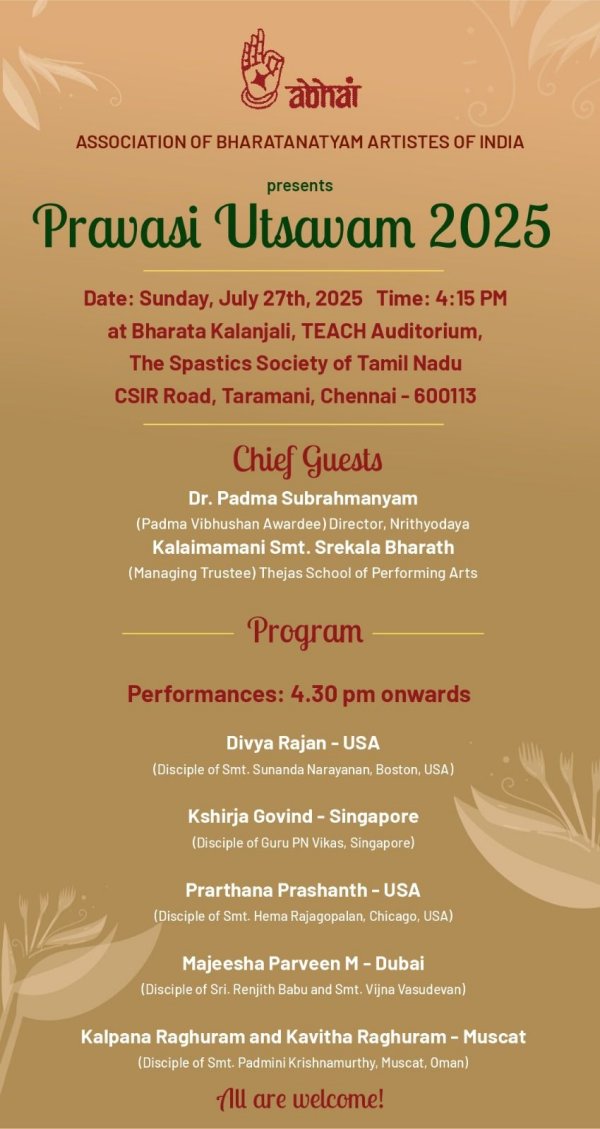 ABHAI presents Pravasi Utsavam 2025