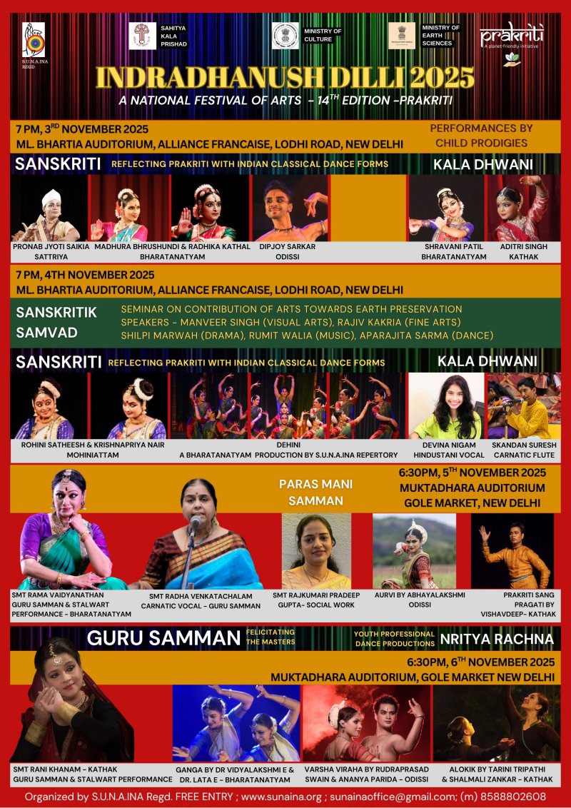 S.U.N.A.INA presents Indradhanush Dilli 2025