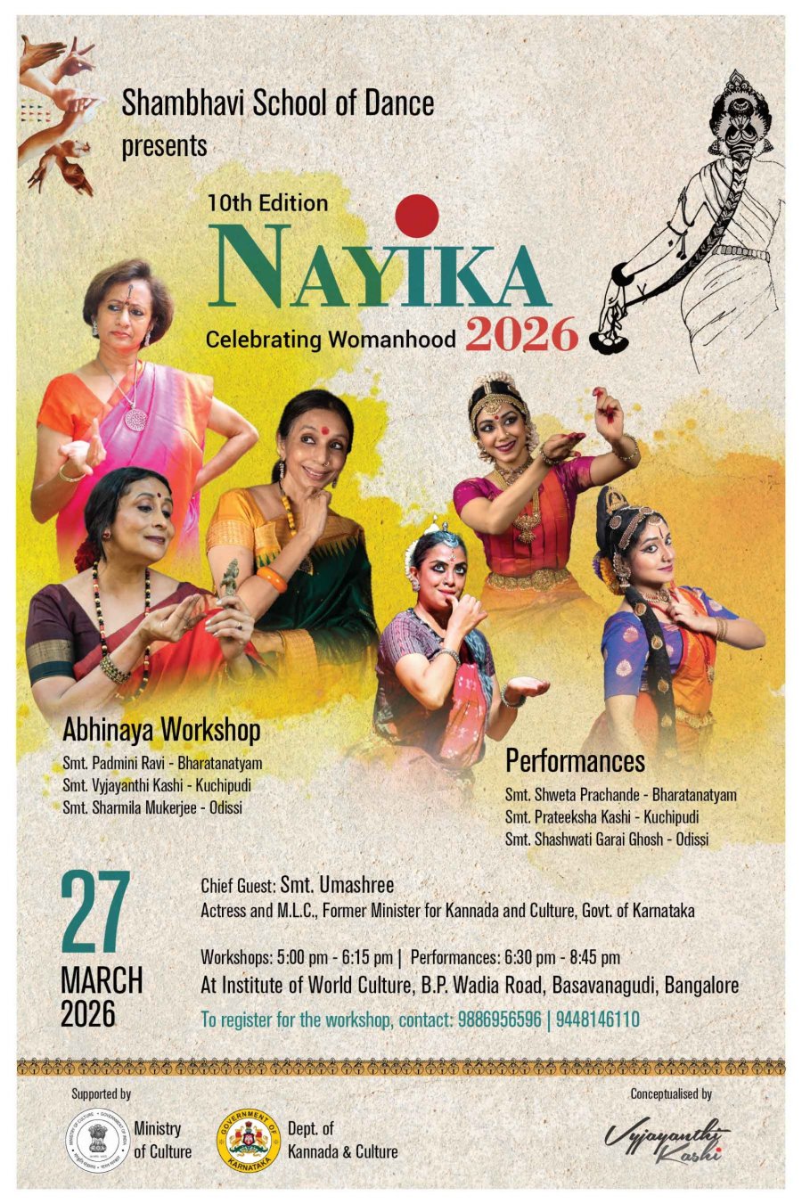 Shambhavi School of Dance presents 10th edition of Nayika