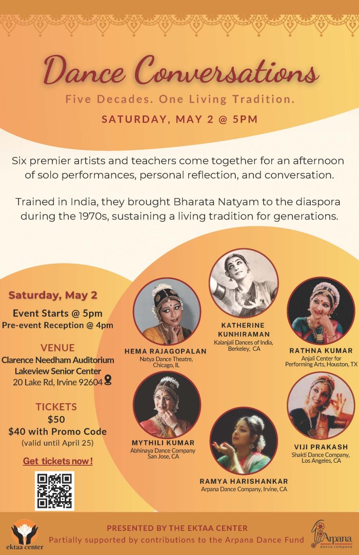 Ektaa Center & the Arpana Dance Company present Dance Conversations