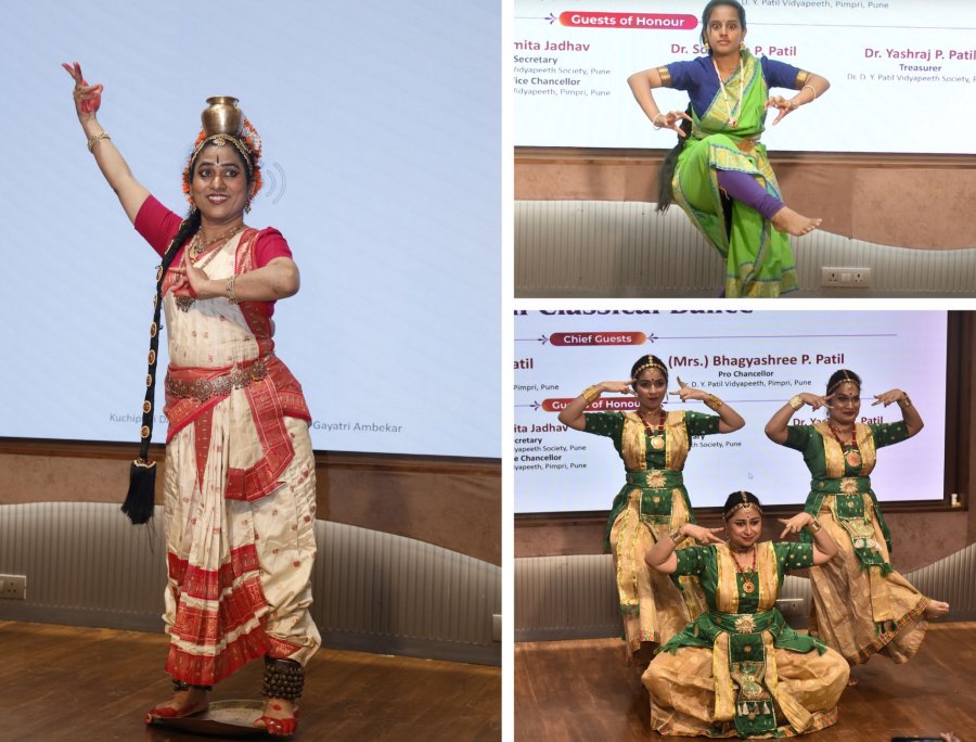Performances and Lec-Dems L to R: Kuchipudi, Bharatanatyam, Sattriya