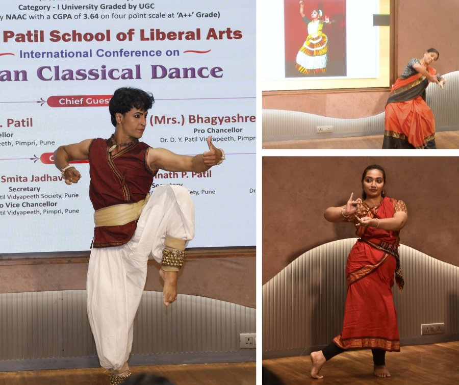 Diverse performances and Lecture demonstrations - L to R: Kathak, Mohiniattam, Odissi