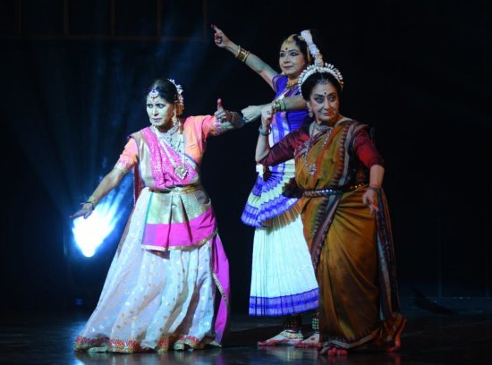 Shovana Narayan, Gopika Varma and Sharon Lowen