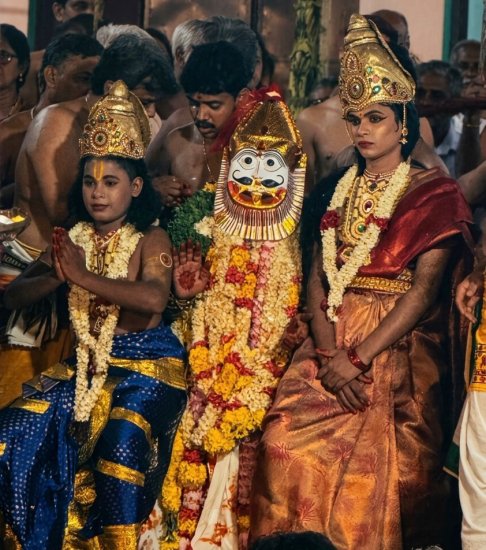 Saliamangalam Bhagavathamela - Sri Mukham of Narasimha