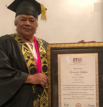 Honorary Degree for Kumudini Lakhia