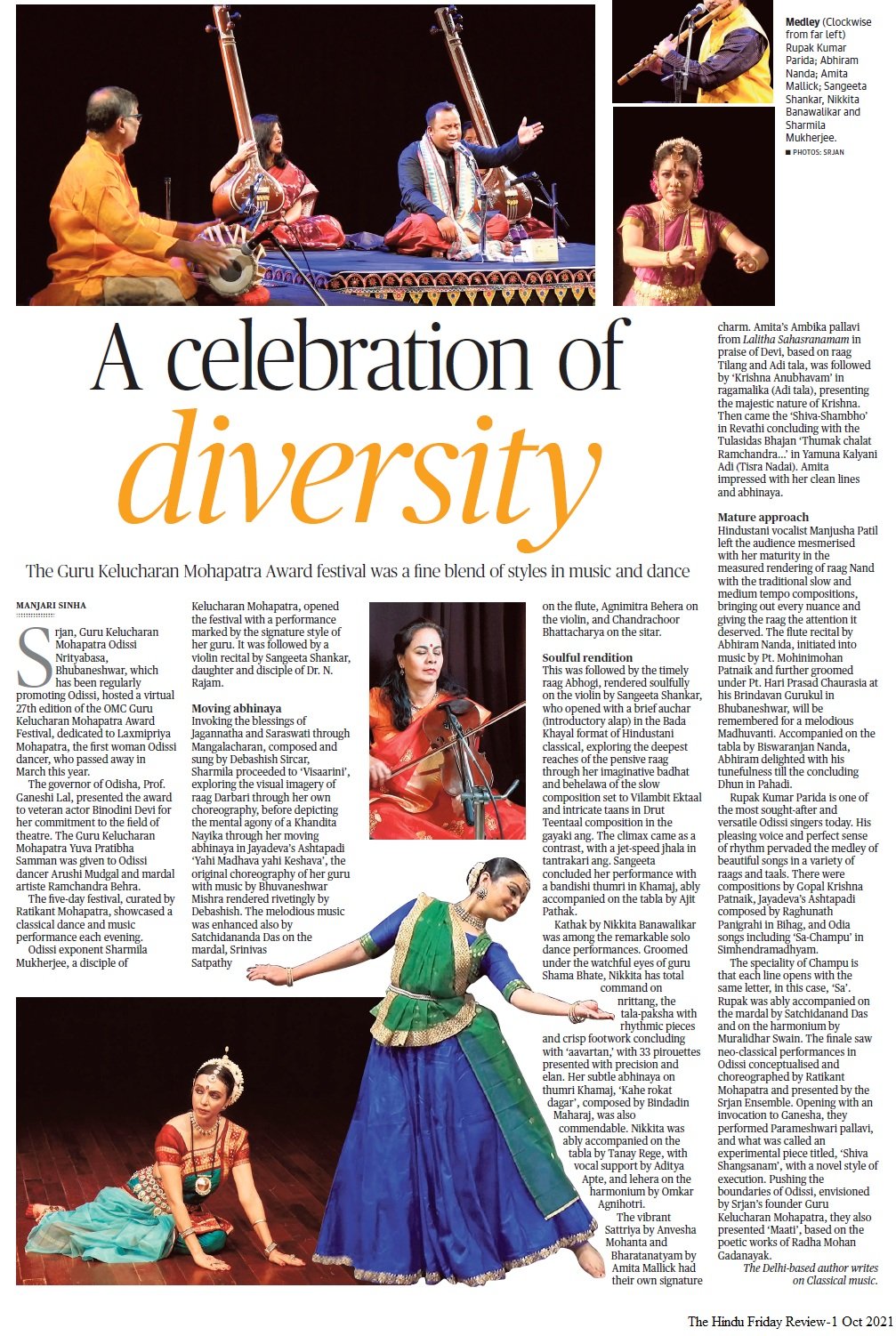 A celebration of diversity - Manjari Sinha