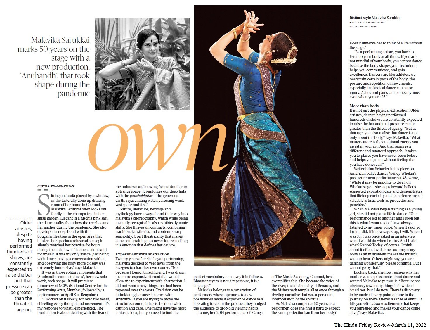 On a path of her own - Chitra Swaminathan
