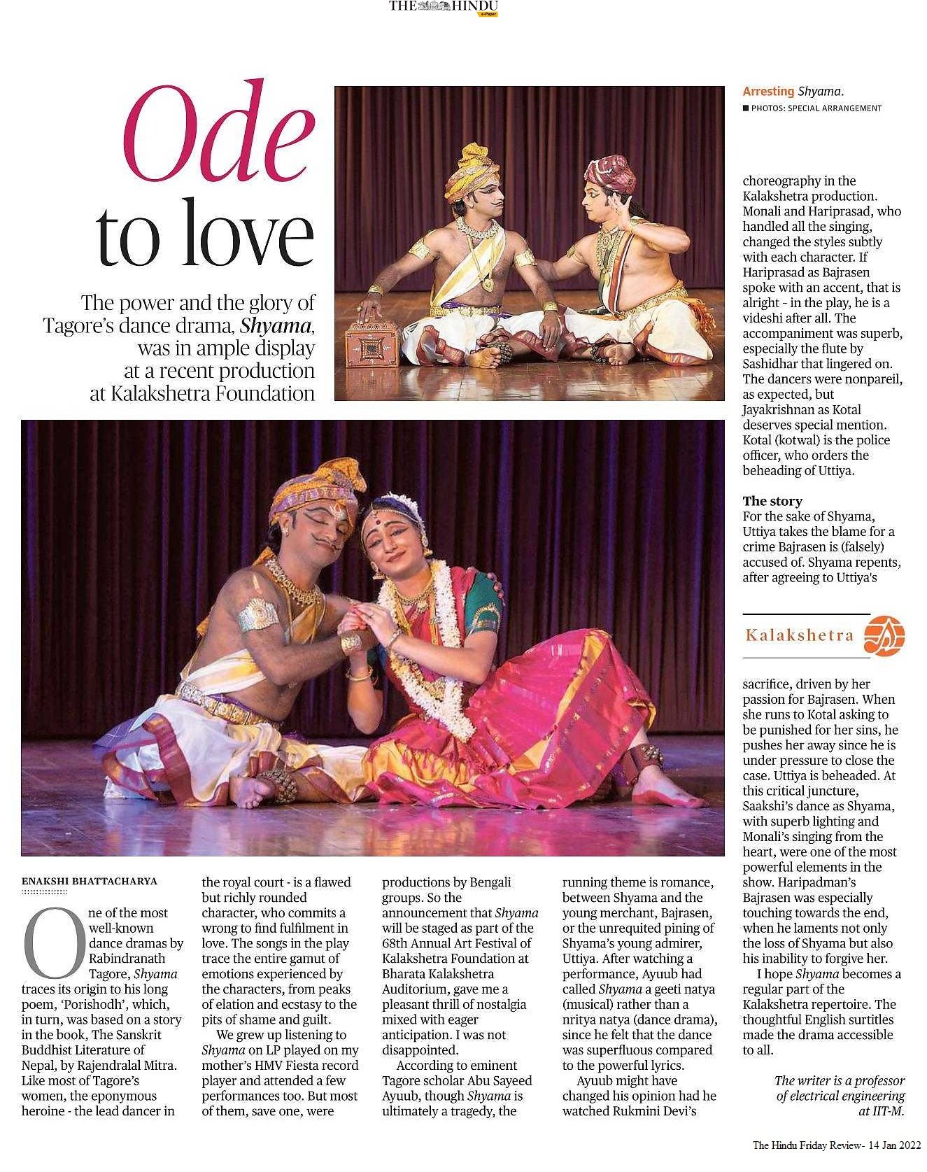 Ode to love - Enakshi Bhattacharya