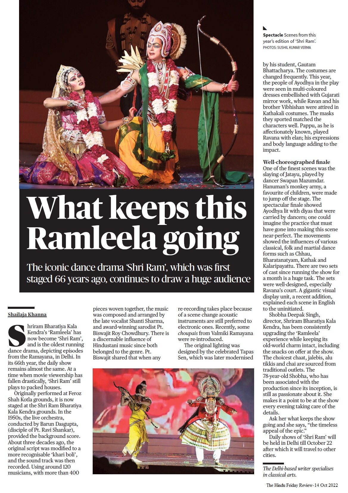 What keeps this Ramleela going - Shailaja Khanna