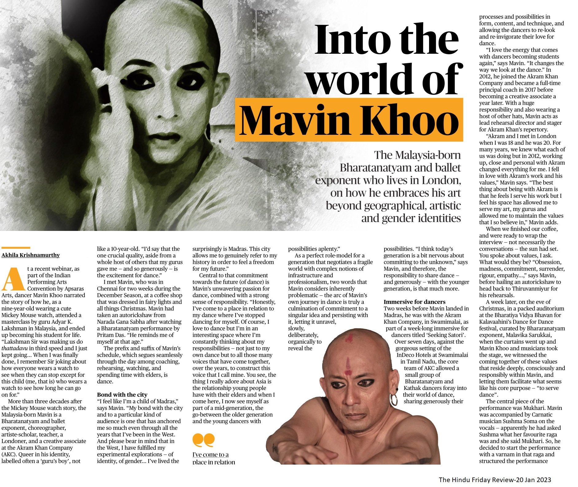 Into the world of Mavin Khoo - Akhila Krishnamurthy