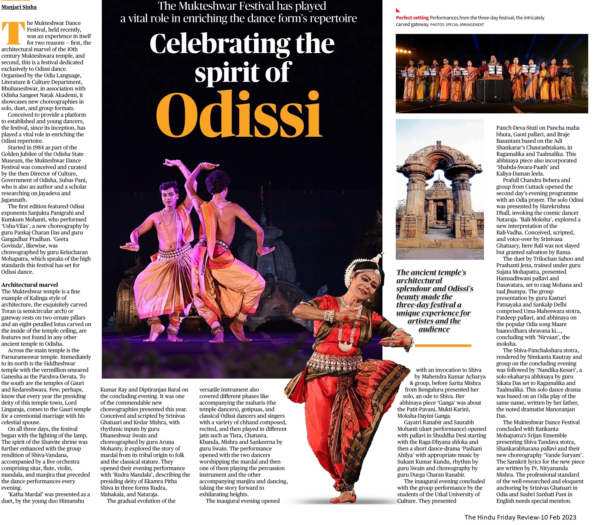 Celebrating the spirit of Odissi - Manjari Sinha