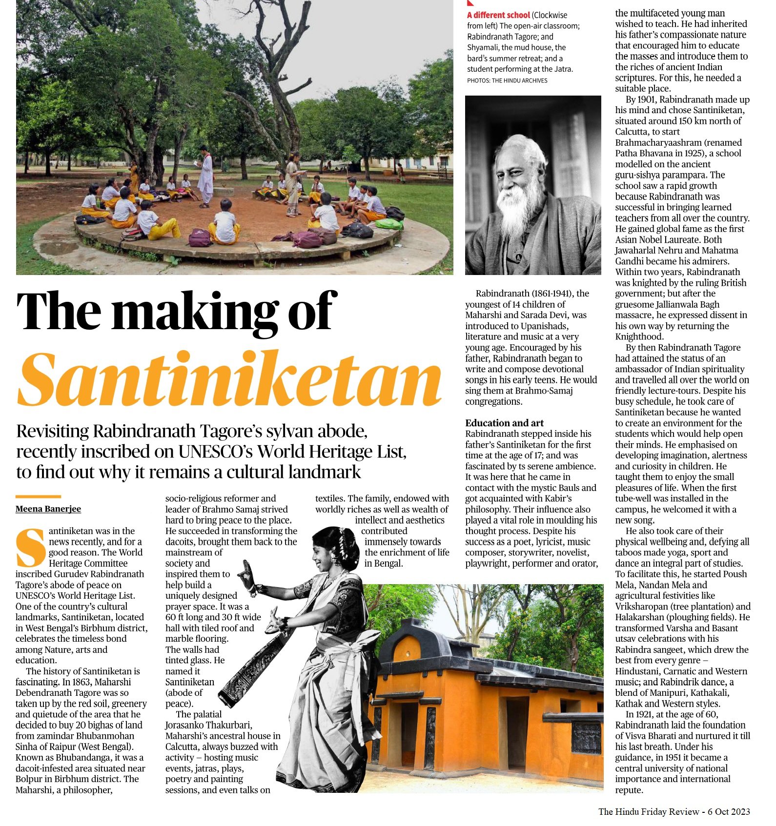 The making of Santiniketan - Meena Banerjee