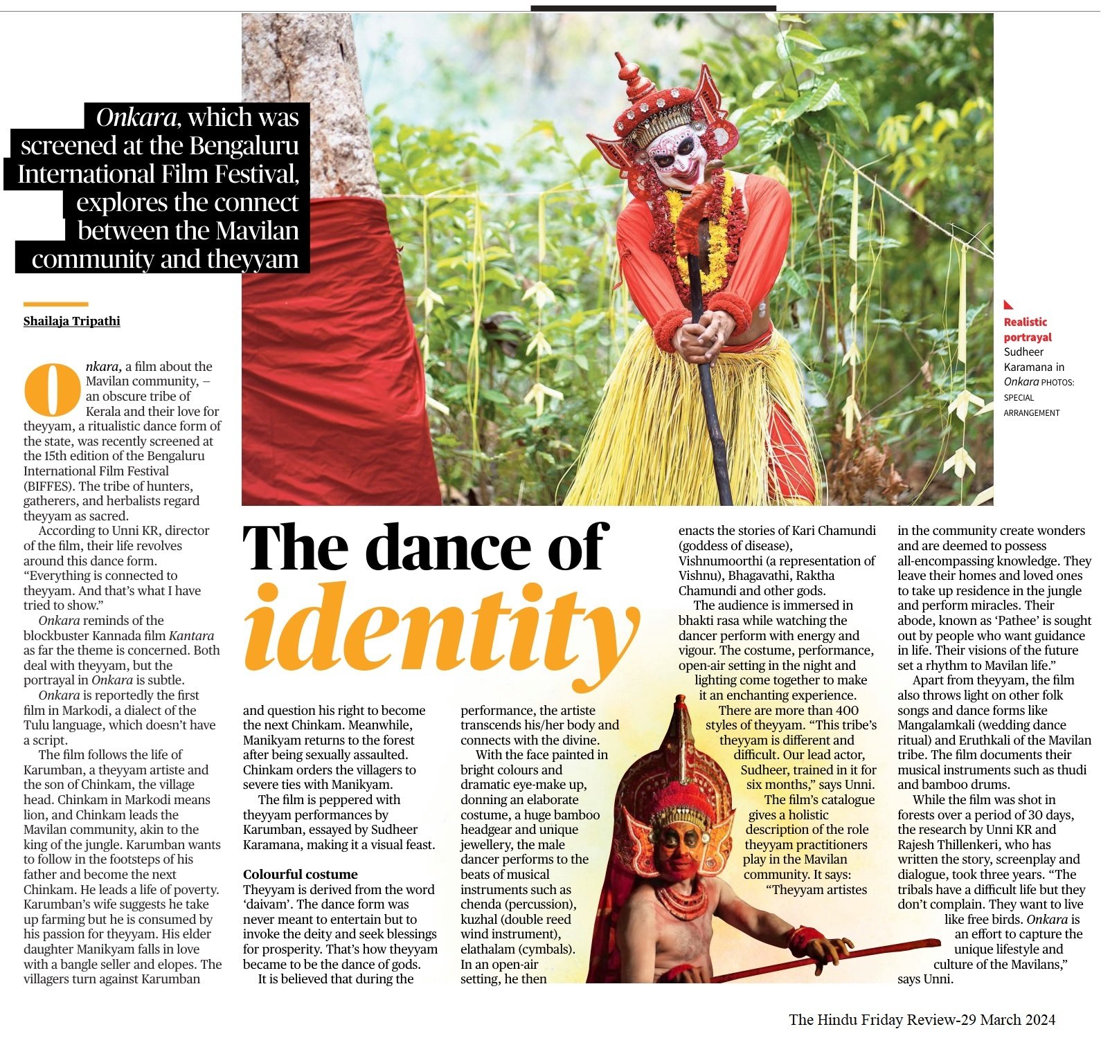 The dance of identity - Shailaja Tripathy