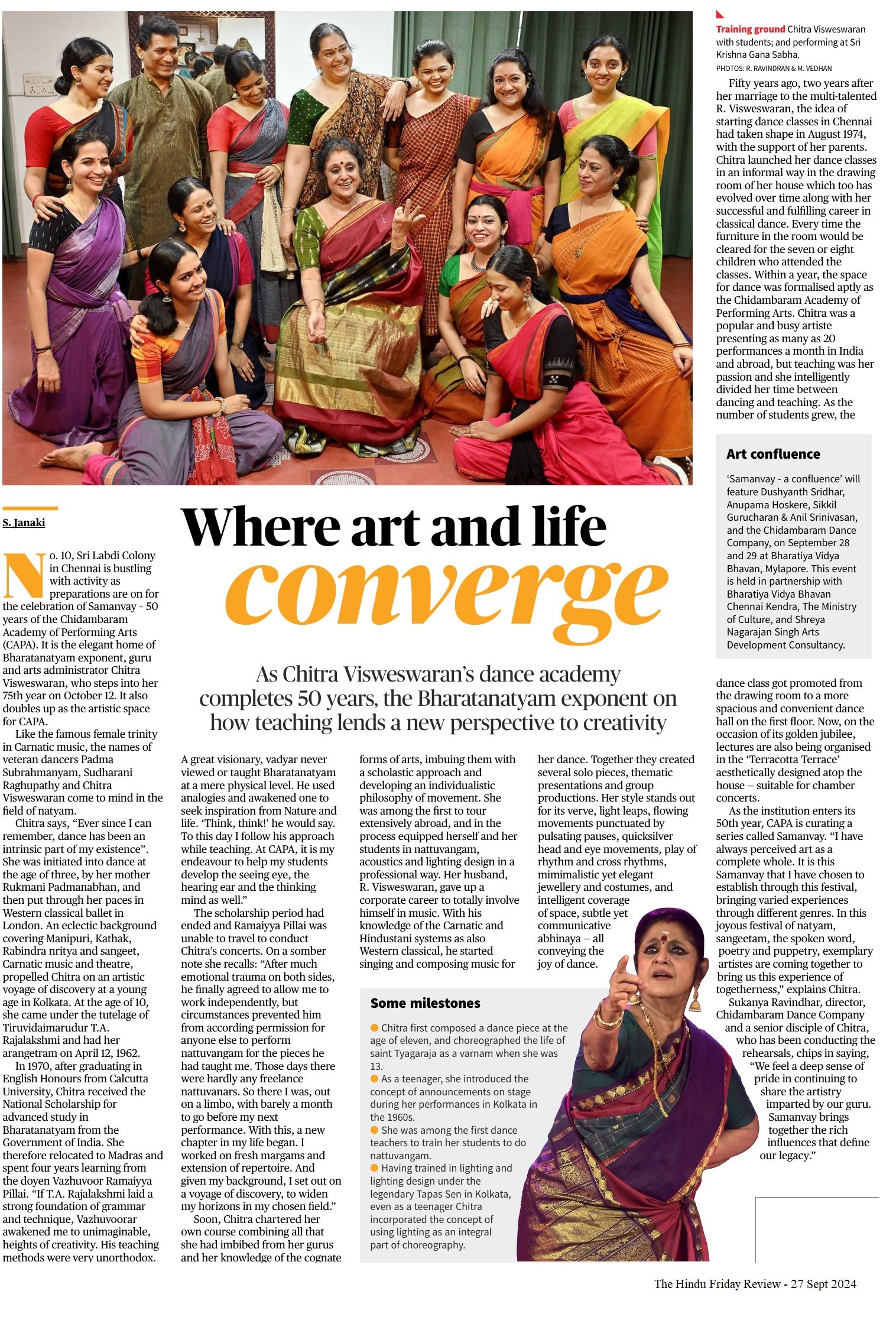 Where art and life converge - S Janaki