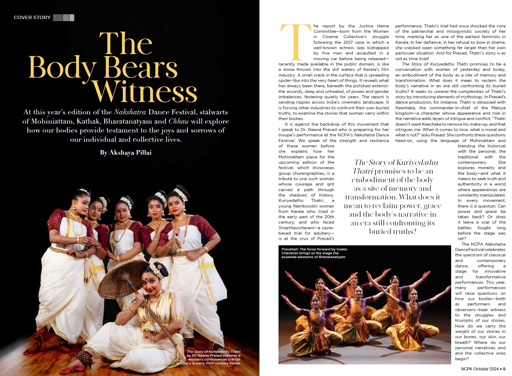 The body bears witness - Akshaya Pillai