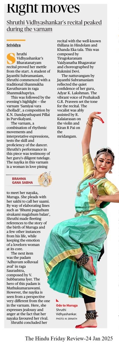 Right moves - Srividya