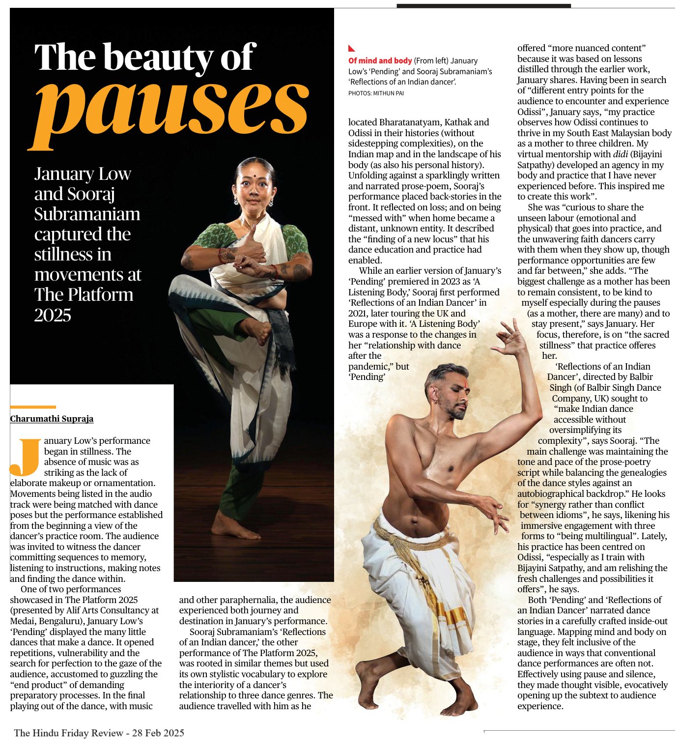 The beauty of pauses - Charumathi Supraja