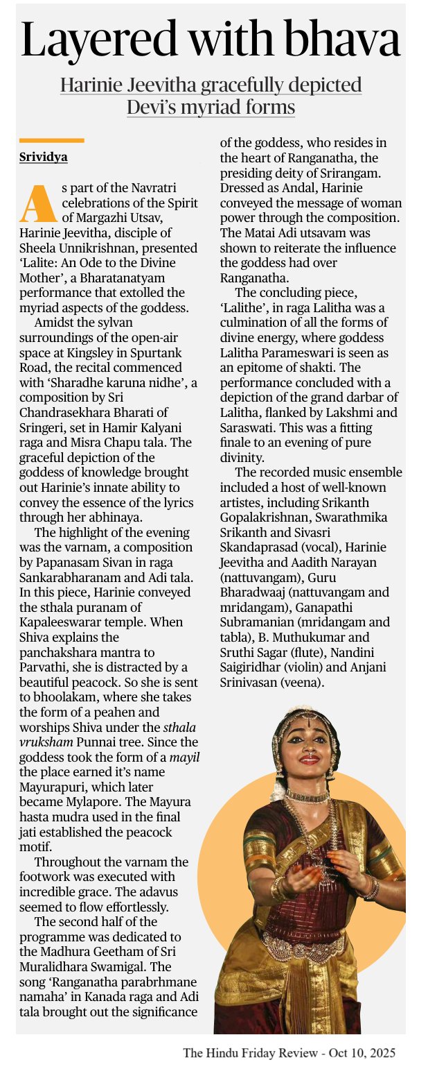 Layered with bhava - Srividya