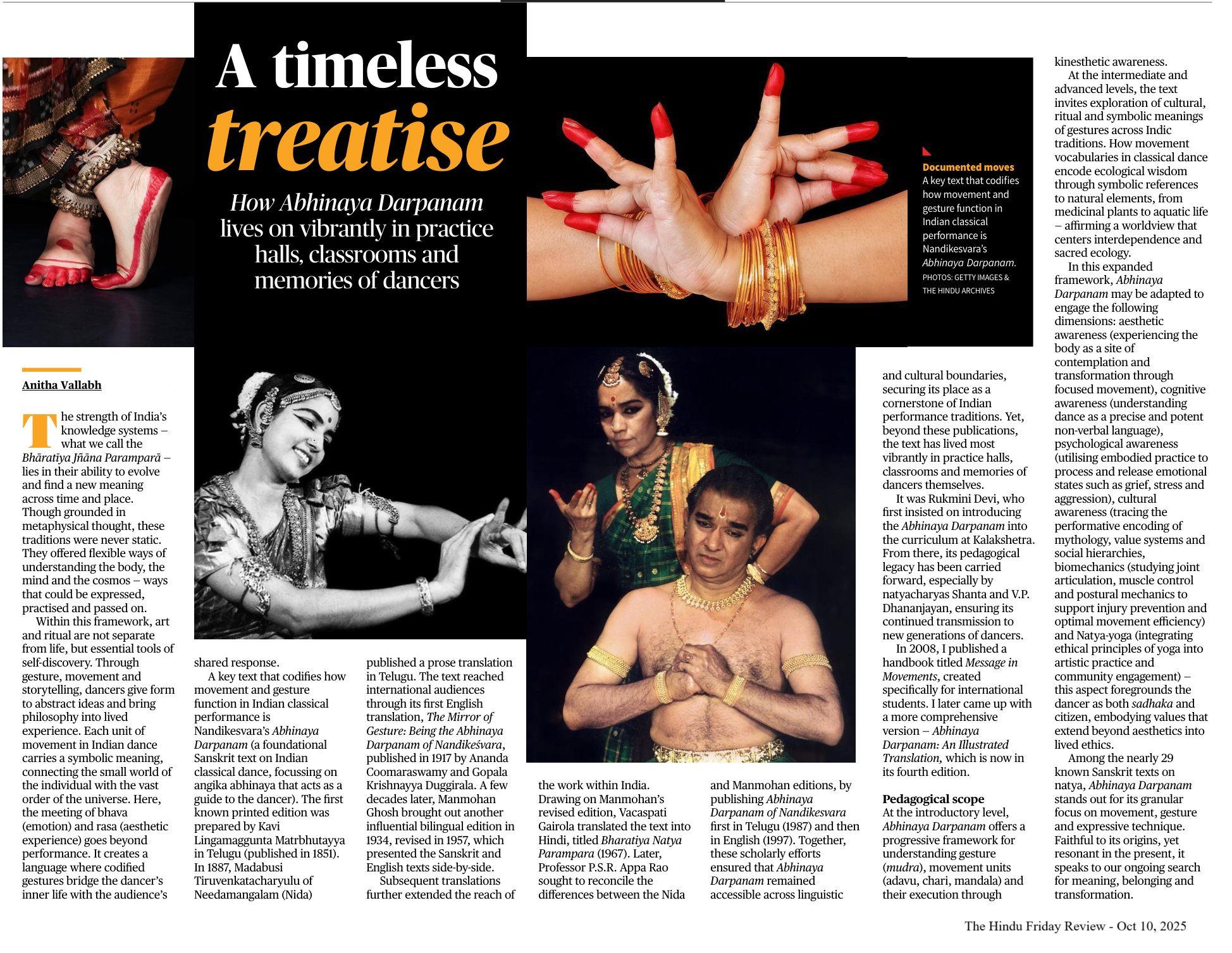 A timeless treatise - Anitha Vallabh