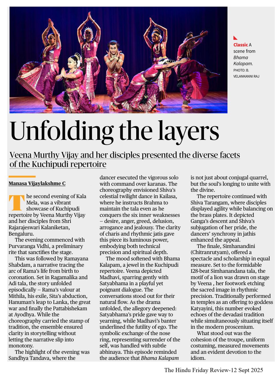 Unfolding the layers - Manasa Vijaylakshme C
