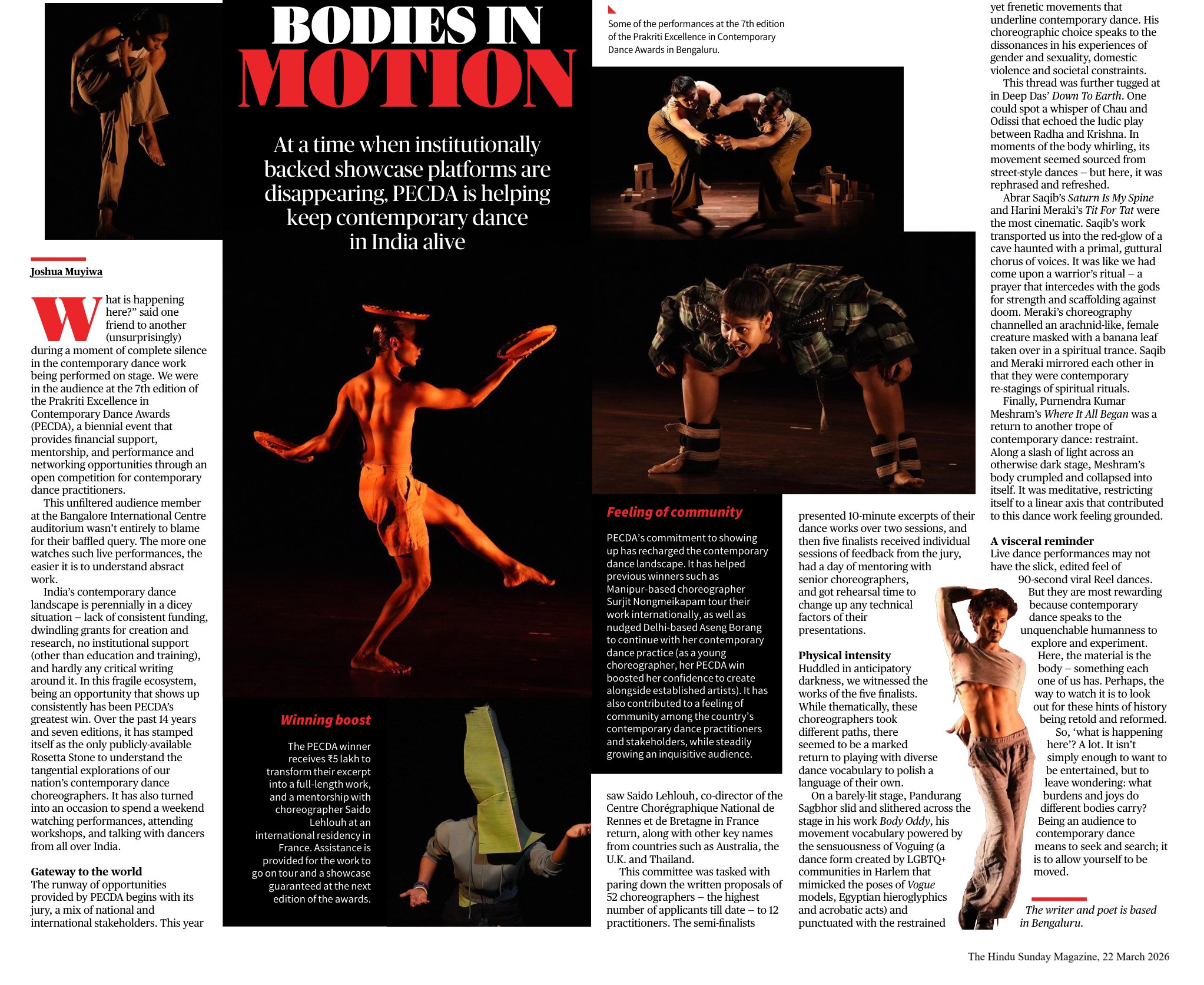 Bodies in motion - Joshua Muyiwa