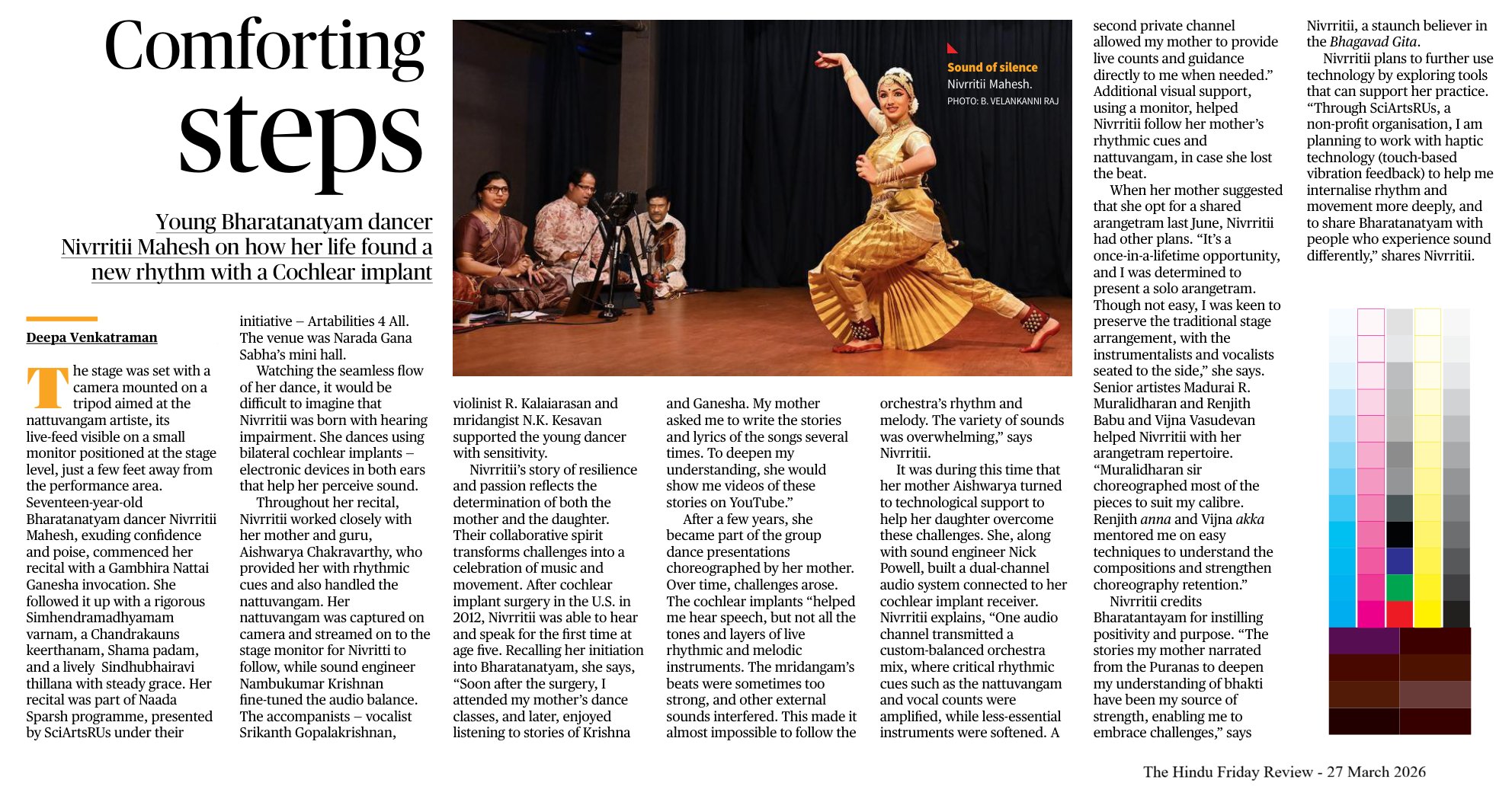 Comforting steps - Deepa Venkatraman