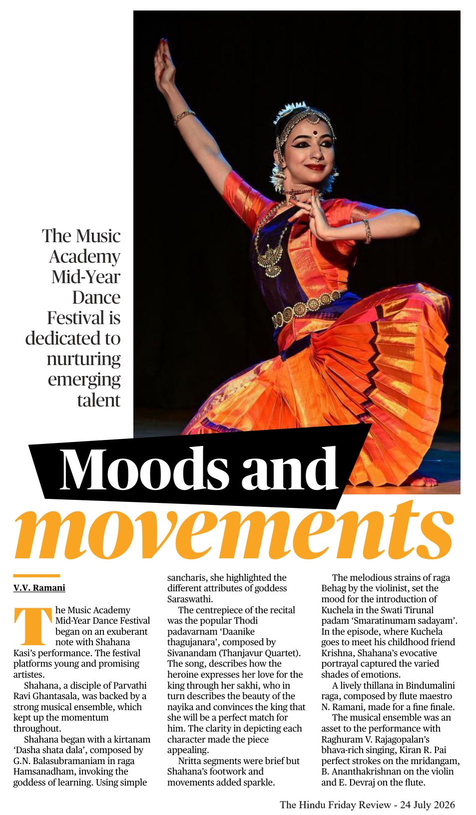 Moods & movements - V.V Ramani