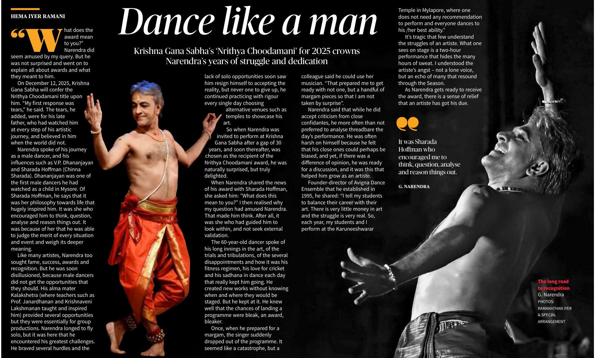 Dance like a man - Hema Iyer Ramani